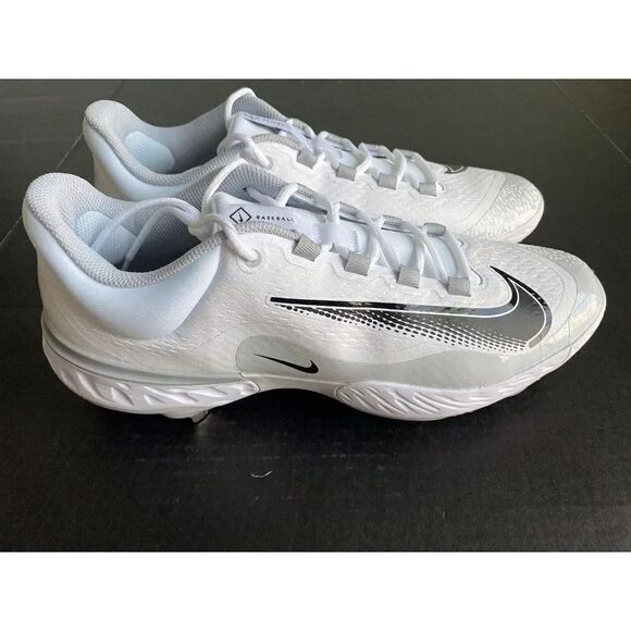 Nike Alpha Huarache Elite 4 Low FD2745-100 Baseball Cleats Men’s Size 14 - Picture 4 of 10